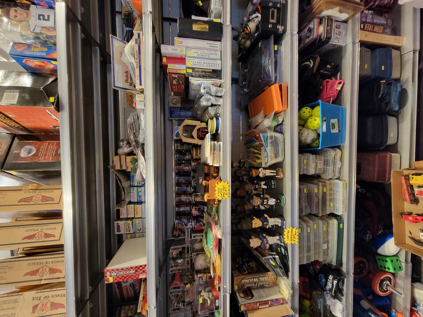 Cedar Creek Thrift Store, Diecast Trucks, Diecast Cars, Diecast Planes, Ho Train Cars & Locomotives, Ho Train Building, HO Train Accessories, Sports Collectibles, Sports Bobble Heads, Fishing Lures & Tackle, Fishing Tackle Boxes, Skates