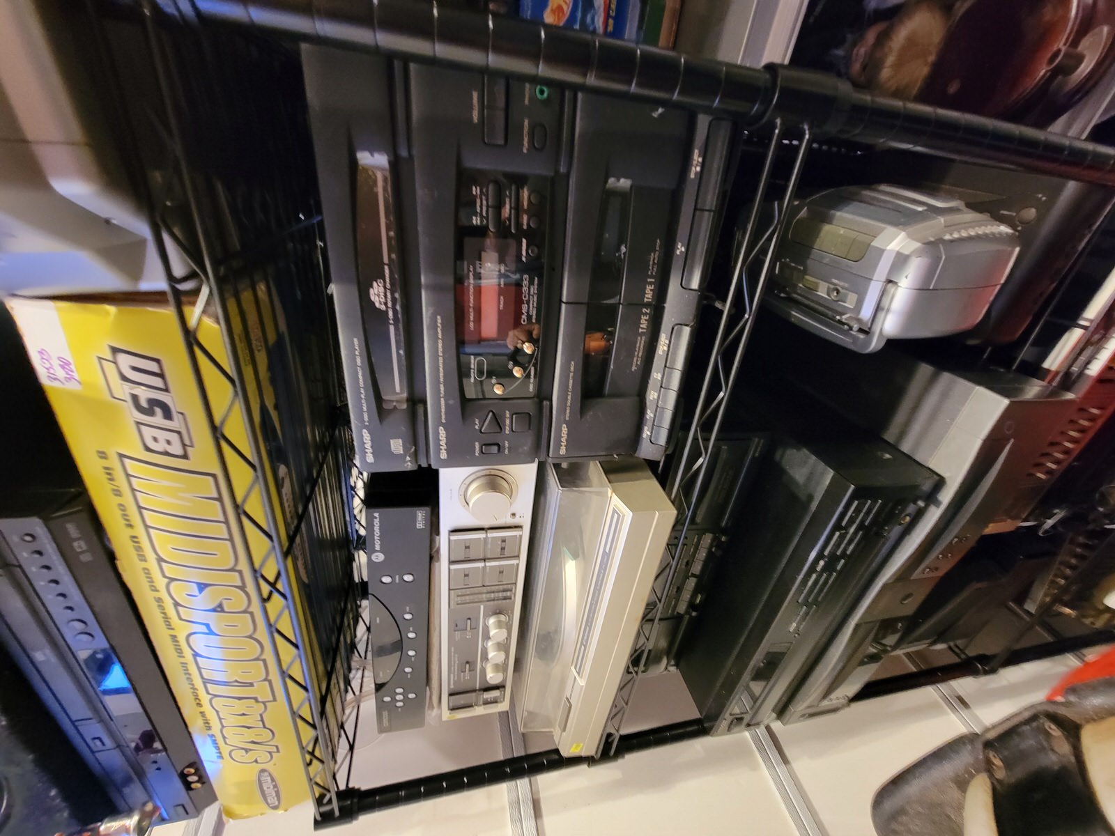 Cedar Creek Thrift Store, Audio Equipment, Component Systems, Cassette Deck, Amps, Turn Tables, Speakers, DVD Players, Blu Ray Players, Equalizers, Portable Radios