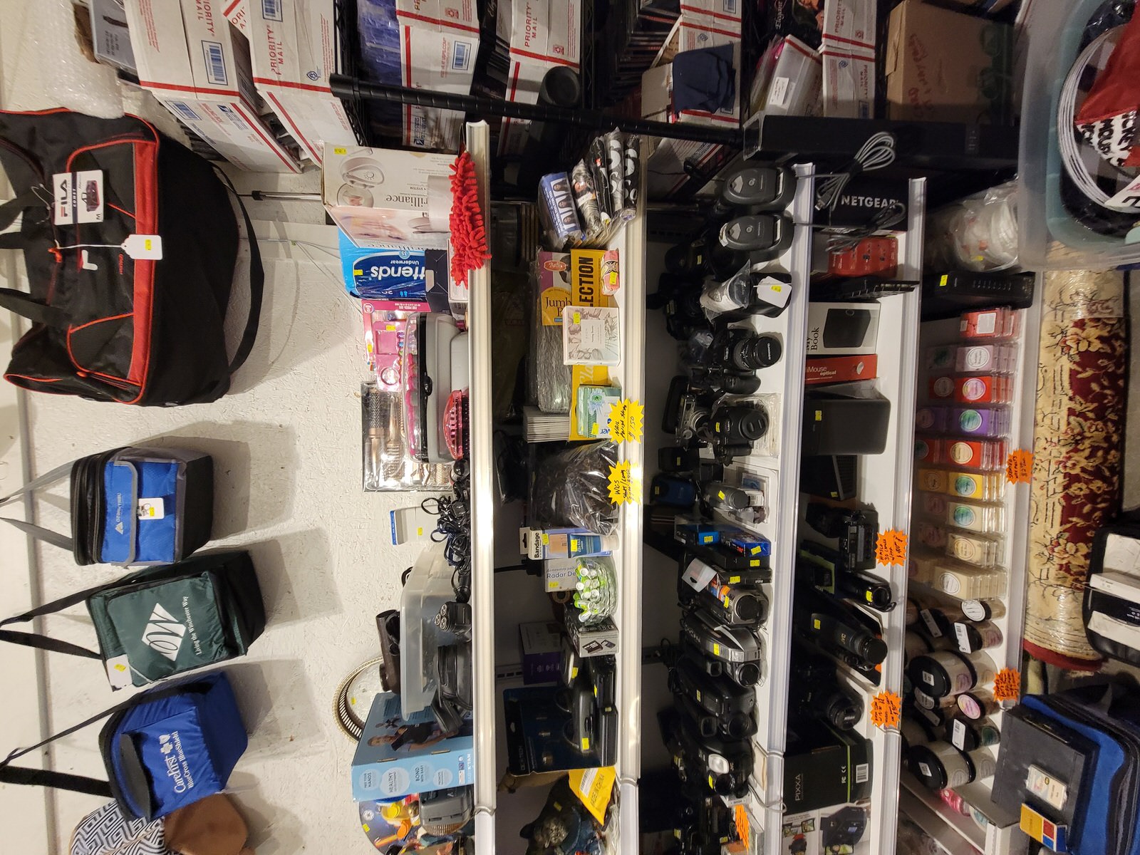 Cedar Creek Thrift Store, Hair Curlers, Curling Irons, Hair Dryers, Soaps, Lip Balms, Wigs, Hair Exentsions, Cameras, Video Cameras, Computer Accesories