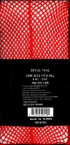Fishnet Thigh Hi's Back Seamed, Red Color, One Size Fits Most, Leg Avenue, LA-9112-RED