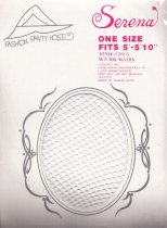 Fishnet Suspender Pantyhose, White Color, One Size Fits Most, Serena Lingerie, SL-S726FS-WHT