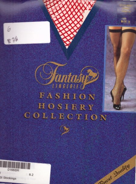 Fishnet Thigh Hi's, Red Color, One Size Fits Most, Fantasy Lingerie, FL-800ST-RED