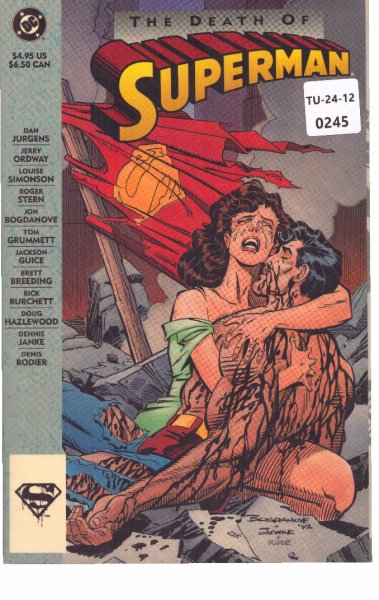 The Death Of Superman, Book, 1993, DC Comics, TU2412-245