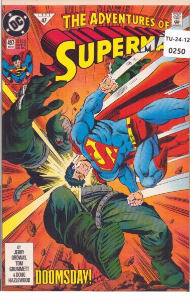 The Adventures Of Superman, Issue 497, December 1992, DC Comics, TU2412-250