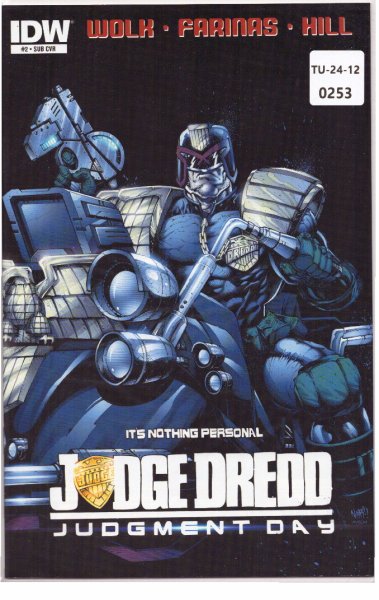 Title: Judge Dredd, Issue 2, February 2014, IDW Comics, TU2412-253