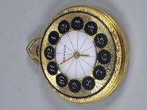 Manson Pocket Watch, Gold Plated Case, Wind Up, Not Working, 25W-0062