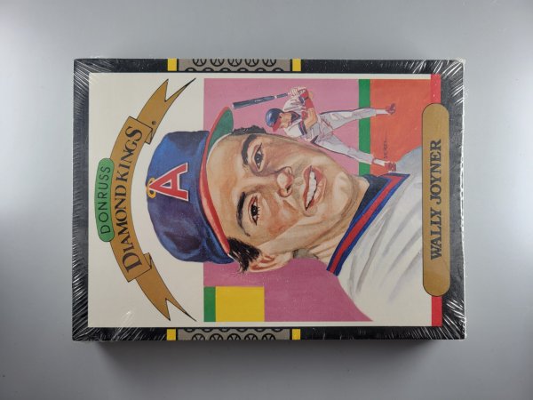 Diamond King Baseball Wax Pack, MLB, 25 Card Sealed Pack, 5x7 Trading Card, 1987, Dunross, 25-0859