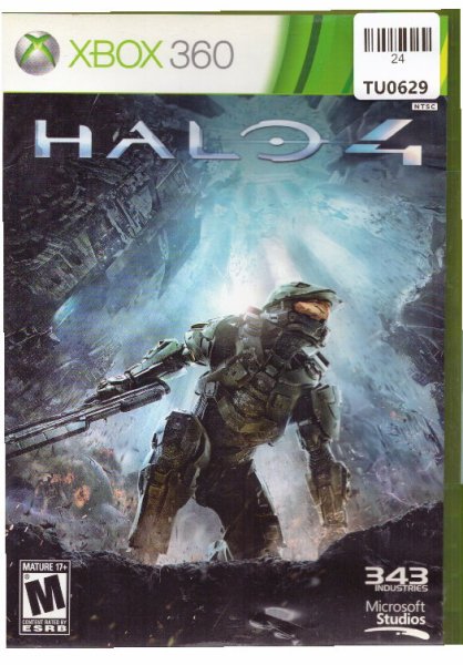 Halo 4 Video Game, X Box 360, Microsoft, 24TU-0629