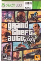 GTA 5 Video Game, X Box 360, Microsoft, 24TU-0637
