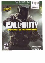 Call Of Duty Infinite Warfare Video Game, X Box One, Microsoft, 24TU-0656