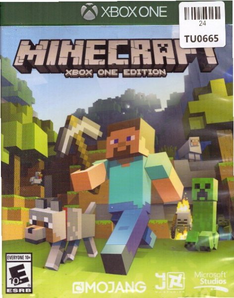 Minecraft Video Game, X Box One, Microsoft, 24TU-0665