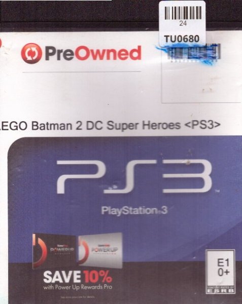 Legos Batman II Video Game, Playstation 3, Sony, 24TU-0680