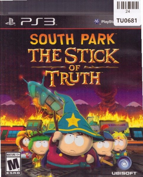 South Park The Stick Of Truth Video Game, Playstation 3, Sony, 24TU-0681