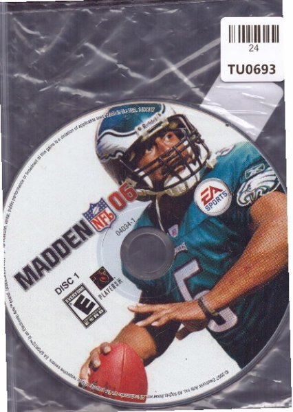 Madden 06 Video Game, Playstation 3, Sony, 24TU-0693