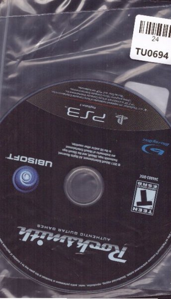 Rocksmith Video Game, Playstation 3, Sony, 24TU-0694