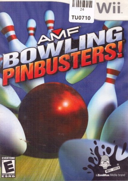AMF Bowling Pinbusters Video Game, WII, Nintendo, 24TU-0710