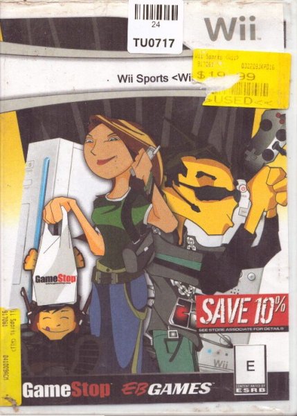 WII Sports Video Game, WII, Nintendo, 24TU-0717