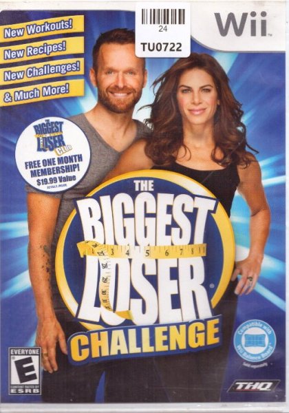 The Biggest Looser Challenge Video Game, WII, Nintendo, 24TU-0722
