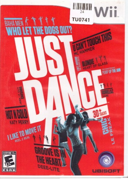 Just Dance Video Game, WII, Nintendo, 24TU-0741