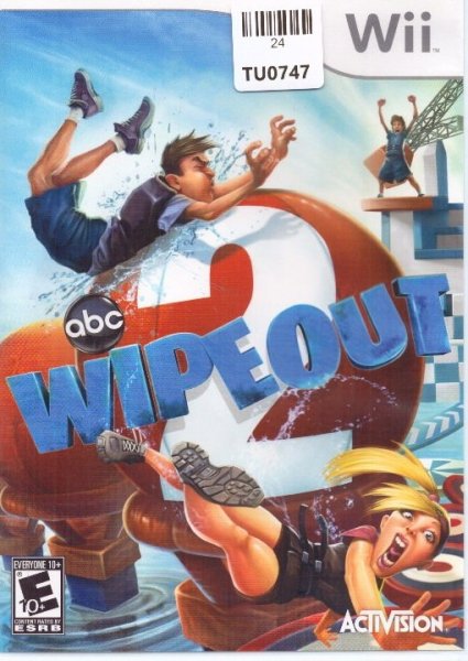 ABC Wipeout Video Game, WII, Nintendo, 24TU-0747
