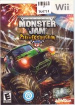 Monster Jam Path Of Destruction Video Game, WII, Nintendo, 24TU-0751