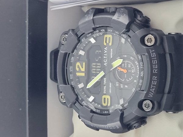 Activa X Invicta Black Ops Digital Men's Watch, 56mm, Black (ACW1637-001) 26w-0001