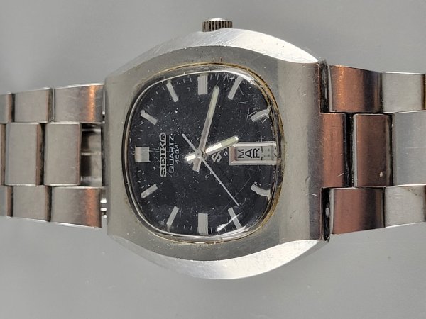 Vintage Seiko Watch, Model Day Date, Quartz, Untested, 25w-0341