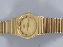 Vintage Seiko Watch, Model 2Y01-0150, Galaxy, Quartz, Gold Plated, Working, 25w-1354