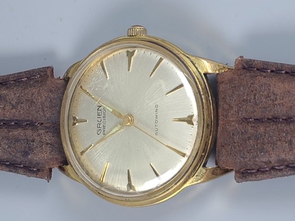 Vintage Gruen Precision Watch, Model Autowind Quartz, Working, 25w-1520