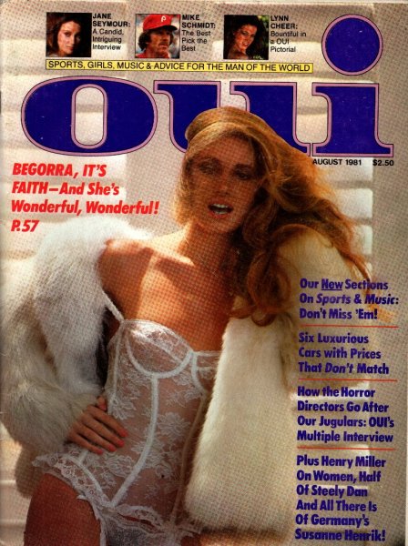 Oui Magazine, August 1981, Volume 10, Issue 8, Faither Centerfold, 26m-0095