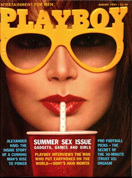 Playboy Magazine, August 1982, Volume 29, Issue 8, Cover Cathy St George, Centerfold Vicky McCarthy, 26m-0107