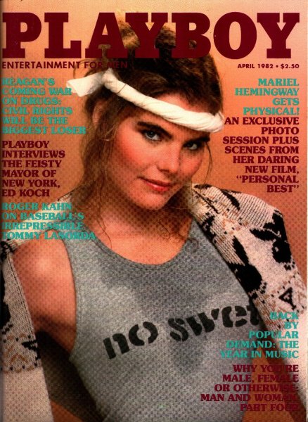 Playboy Magazine, April 1982, Volume 29, Issue 4, Cover Linda Vaughn, Centerfold Mariel Hemmingway, 26m-0116