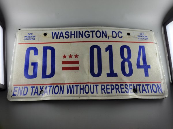 Washington DC Plates