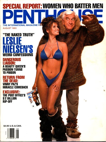 Penthouse Magazine, August 1993, Volume 24, Issue 12, Kaillina Centerfold Leslie Nelson Cover, 26M-0129