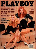Playboy Magazine, May 1991, Volume 38, Issue 5, Cover Carol Jean Yazel, Centerfold Tweed Sisters, 26m-0132