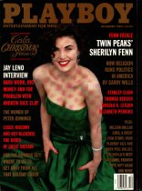 Playboy Magazine, December 1990, Volume 37, Issue 12, Cover Sherilyn Fenn, Centerfold Morgan Fox, 26M-0138