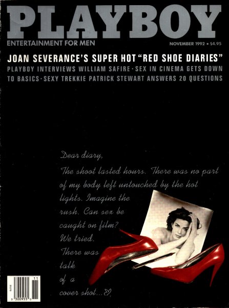 Playboy Magazine, November 1992, Volume 39, Issue 11, Cover Joan Severance, Centerfold Stephanie Adams, 26M-0149