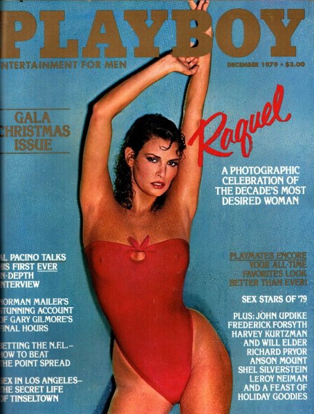 Playboy Magazine, December 1979, Raquel Cover, Raquel Centerfold, 25m-0021