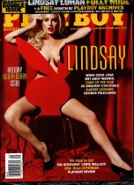 Playboy Magazine, January / February 2012, Lindsay Lohan Cover, Lindsay Lohan Centerfold, 25m-0046