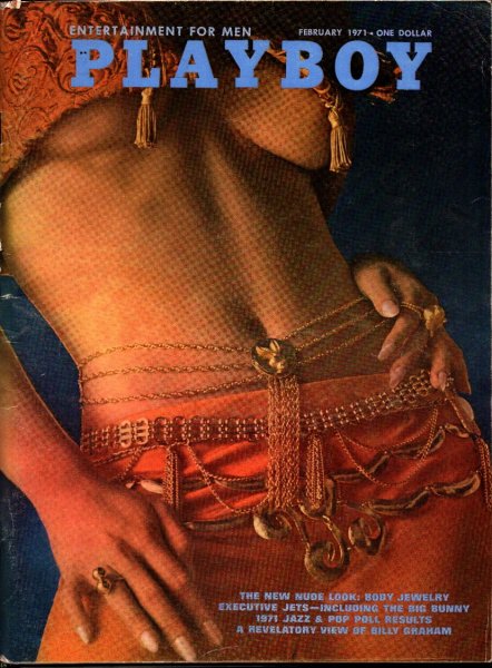 Playboy Magazine, February 1971, Jayne Smith Cover, Willy Rey Centerfold, 25m-0047