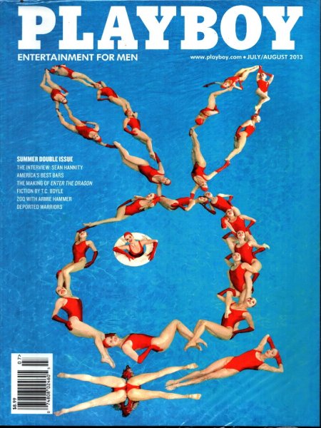 Playboy Magazine, July August 2013, Bunny Cover, Alyssa Arce Centerfold, 25m-0064