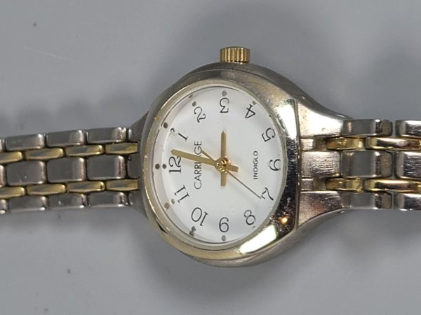 Carriage Watch, Model Indiglo, Working, 25w-0019