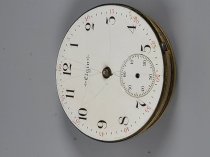 Elgin Watch, Pocket Watch Dial and Movement Only, 25w-0036
