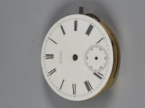 Waltham Watch, Pocket Watch Dial and Movement Only, 25w-0037