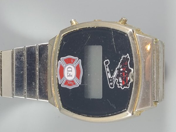 No Name Manufacture Watch, Fire Department, Working, 25w-0041