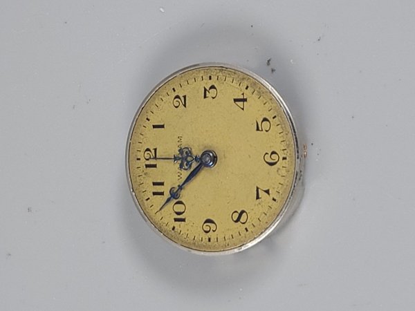 Waltham Watch, Pocket Watch Dial and Movement Only, 25w-0042