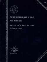 Whitman Coin Collecting Book, 9018.35, Quarters 1932-1945, 25M-0406
