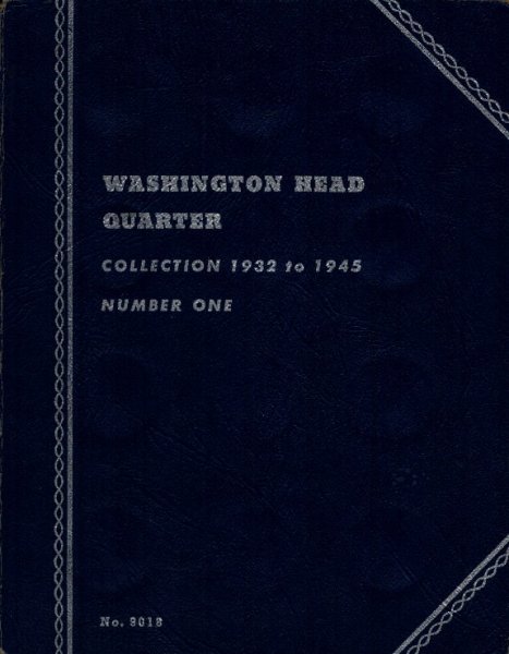Whitman Coin Collecting Book, 9018, Quarters 1932-1945, 25M-0407