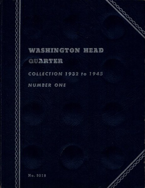 Whitman Coin Collecting Book, 9018, Quarters 1932-1945, 25M-0409