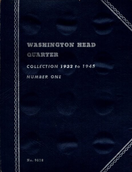 Whitman Coin Collecting Book, 9018, Quarters 1932-1945, 25M-0410